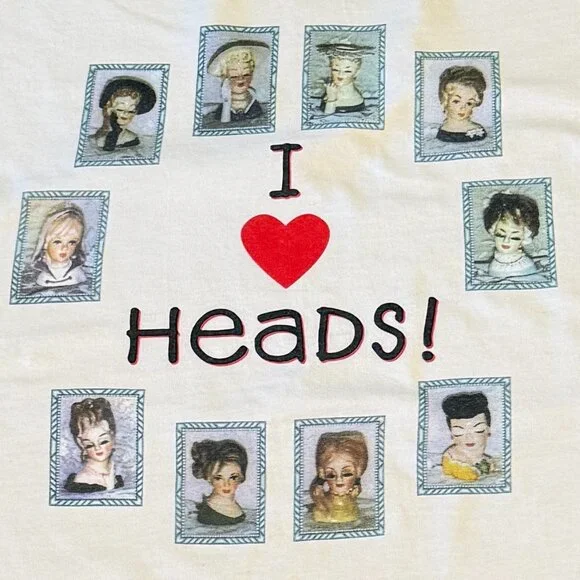 Vintage Kitschy Head Vase T-Shirt Size Med - Picture 4 of 17